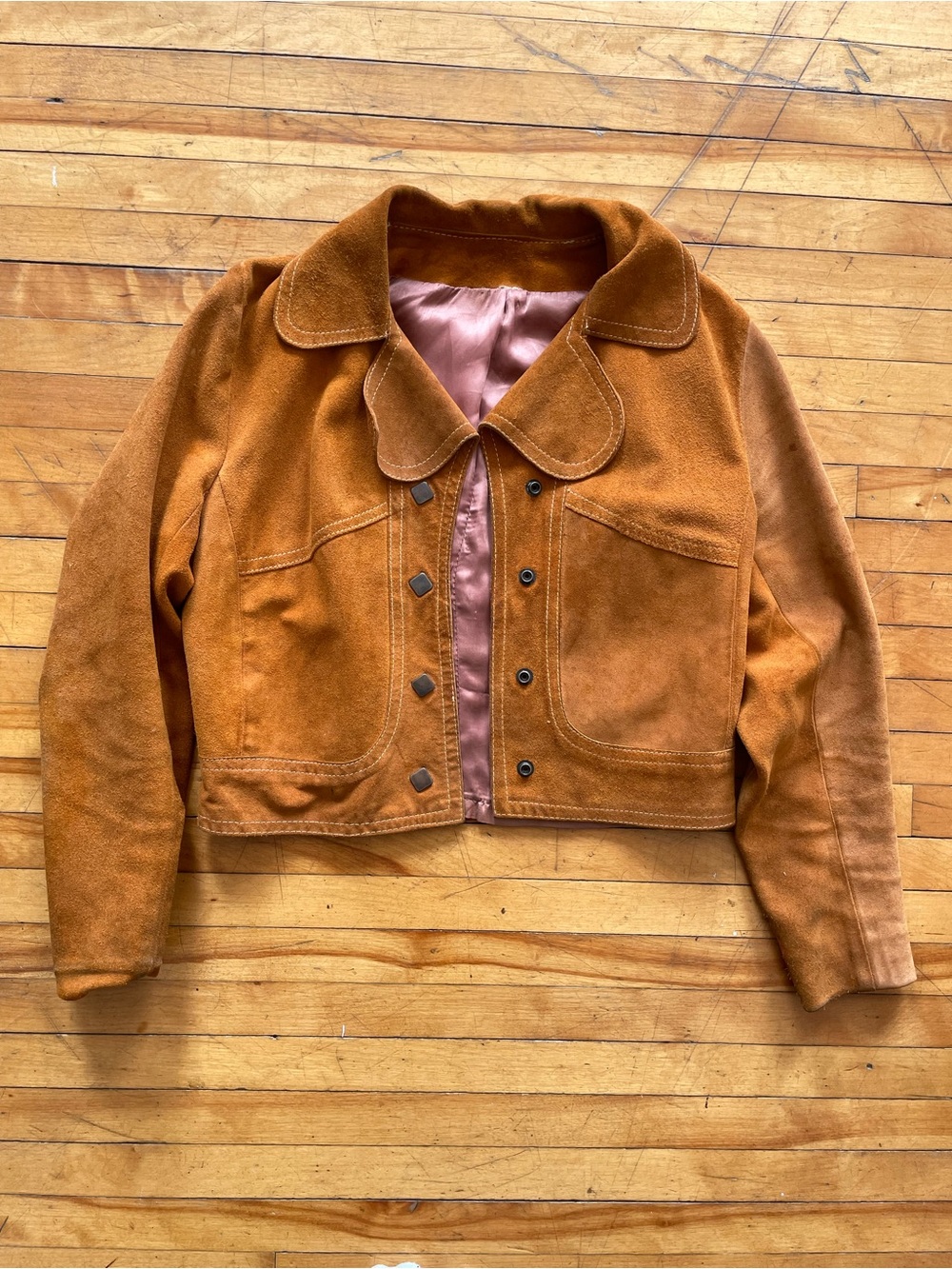 Vintage 1960's Suede Cropped Penny Lane Jacket